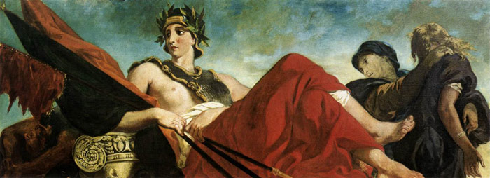 Delacroix Oil Painting Reproductions - War