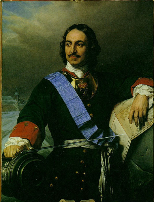 Delaroche Oil Painting Reproductions-Peter the Great of Russia
