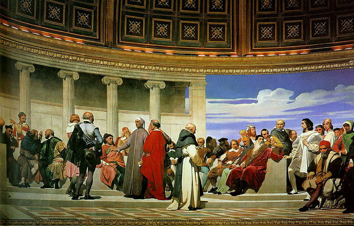 Oil Painting Reproduction of Delaroche- Hemicycle of the Ecole des Beaux-Arts