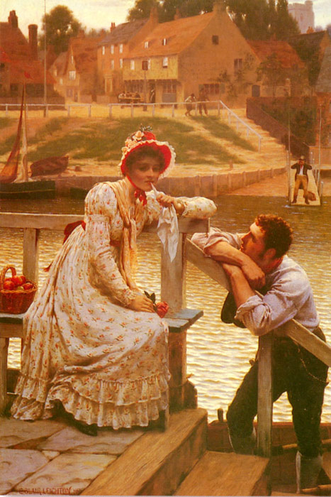 Oil Painting Reproduction of Leighton- Courtship