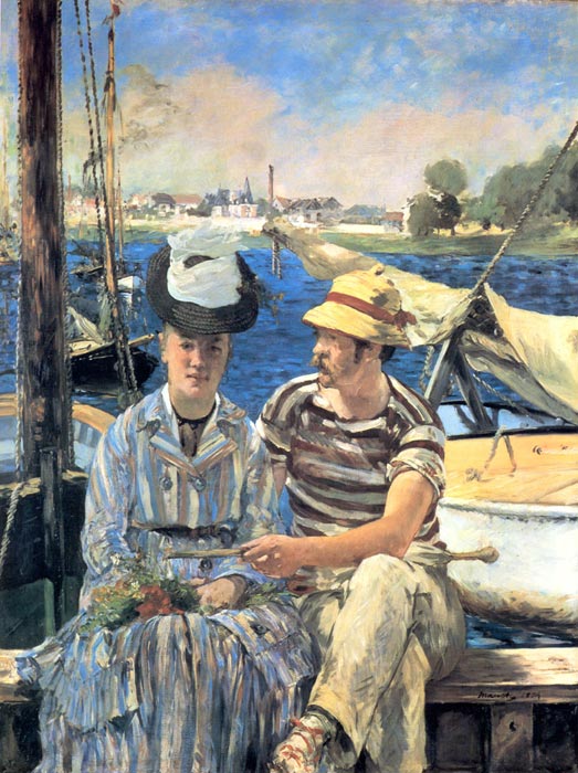 Oil Painting Reproduction of Manet- Argenteuil
