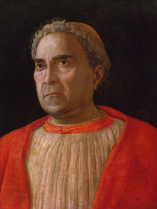 Oil Painting Reproduction of Mantegna- Portrait of Cardinal Lodovico Trevisano