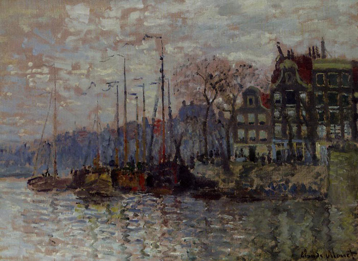 Oil Painting Reproduction of Monet- Amsterdam