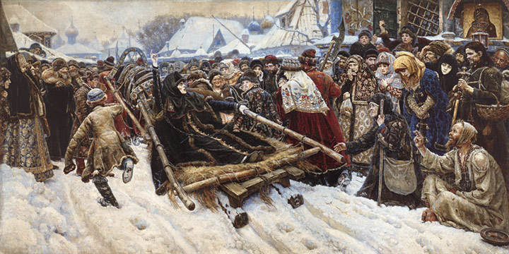 Oil Painting Reproduction of Surikov - Feodosia Morozova