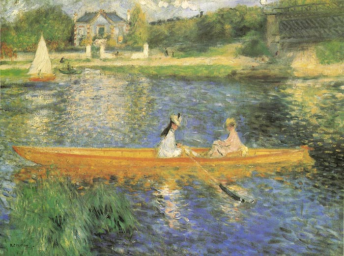 Renoir Oil Painting Reproductions- Banks of the Seine