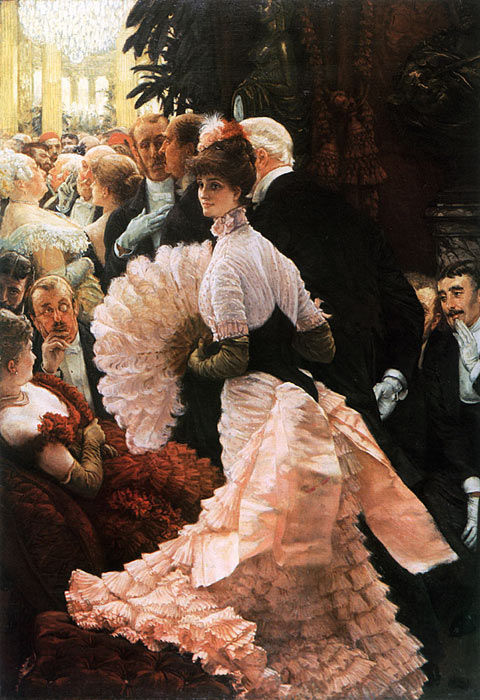 Tissot Oil Painting Reproductions- The Political Lady