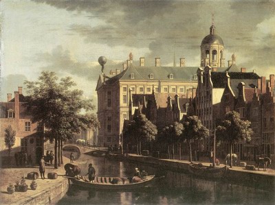 Amsterdam,The Nieuwezijds Near The Bloemmarkt