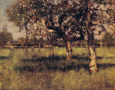 An orchard in May