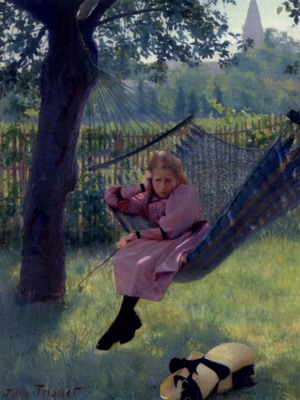 Girl In A Hammock