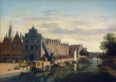 The Weigh-House and Crane on the Spaarne at Haarlem