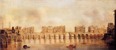 View Of Old London Bridge From The West