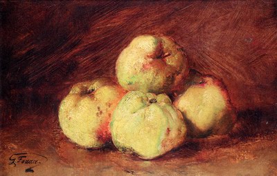 A Still Life With Apples