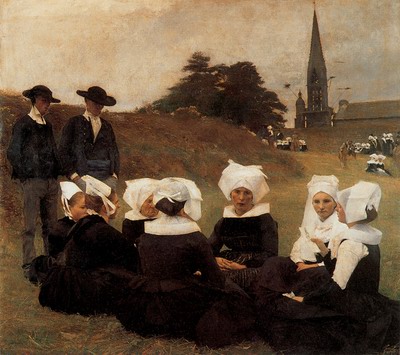 Bretonnes au Pardon, breton women at a pardon