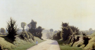 Child On A Country Road