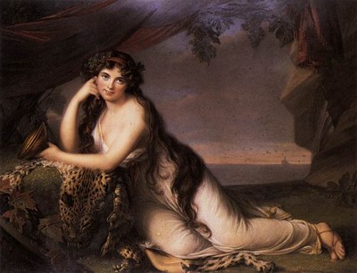 Lady Hamilton As A Bacchante