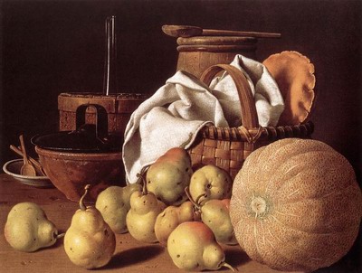 Still Life With Melon And Pears