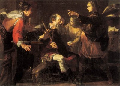 Tobias Healing The Blindness Of His Father