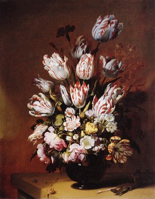 Tulips in a vase