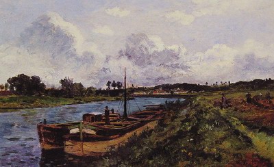View of the River Oise, Auvers Sur Oise
