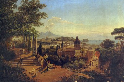 A View of the Bay of Naples and Vesuvius