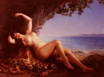 Bacchante Aux Raisins, bacchante with grapes