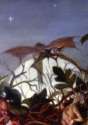 Fairies In A Birds Nest, detail