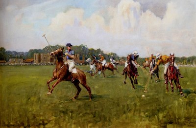 Playing Polo At Cowdray, West Sussex