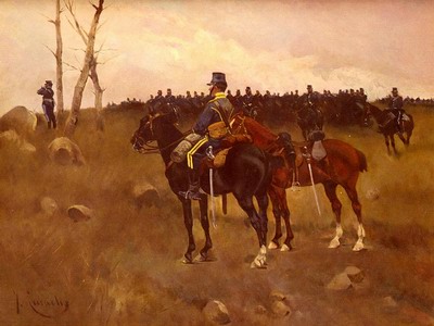 Soldiers On Horseback