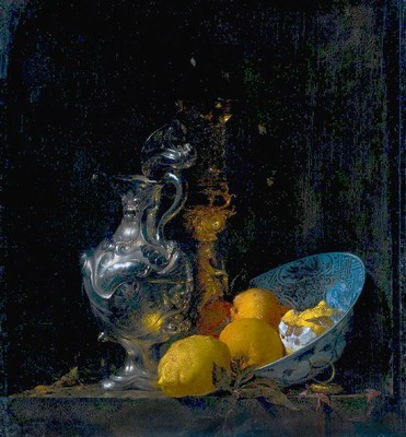 Still life with silver jug