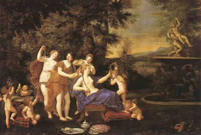 Venus Attended By Nymphs And Cupids