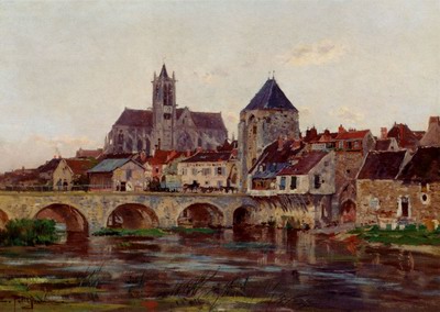 View Of Moret Sur Loing