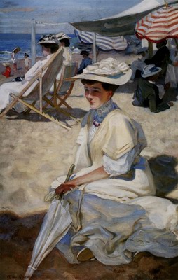 Elegantes Sur La Plage