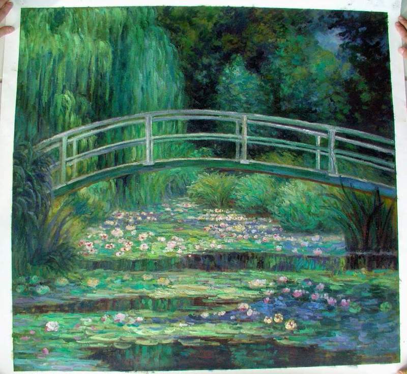 oil paintings of flower gardens oil painting reproduction Garden oil painting