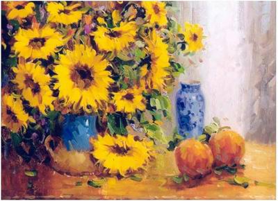Oil Paintings in Classical chinese oil painting Still life oil painting