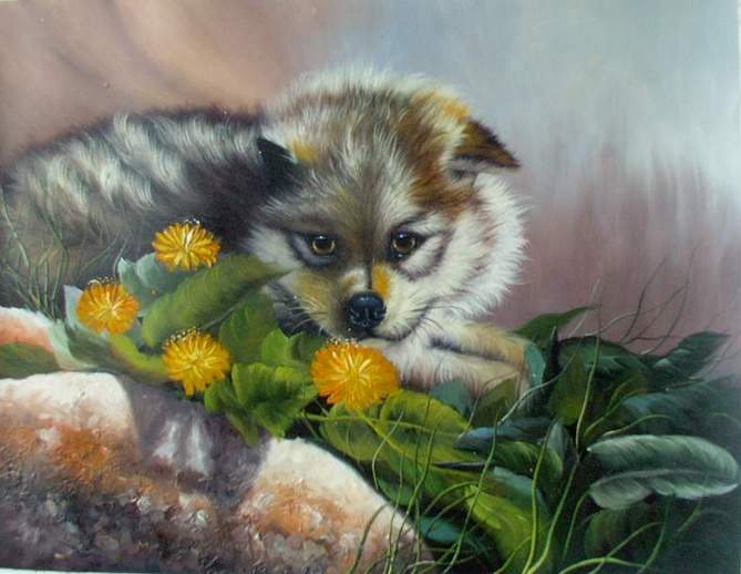 animal oil paintings Masterpiece Oil Painting Reproduction Animal painting
