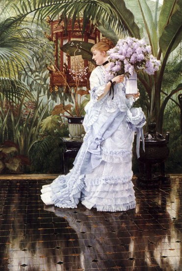 A Bunch of Lilacs,James Joseph Jacques Tissot