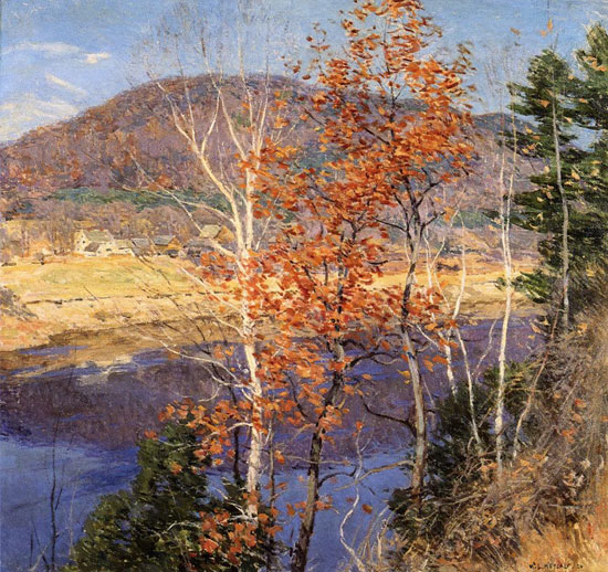 Closing Autumn, Willard Metcalf