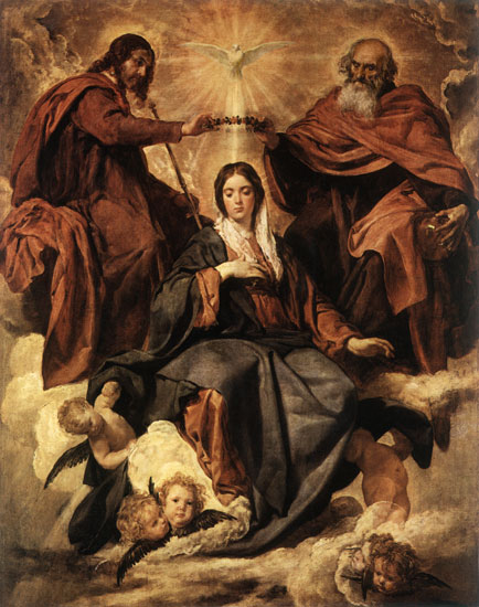 Coronation of the Virgin, Diego Vel&aacute;zquez