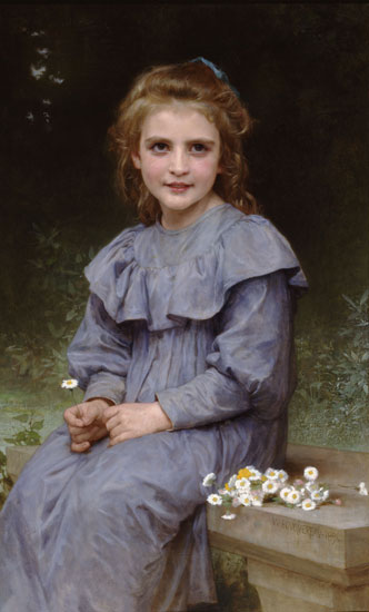 Daisies, William-Adolphe Bouguereau