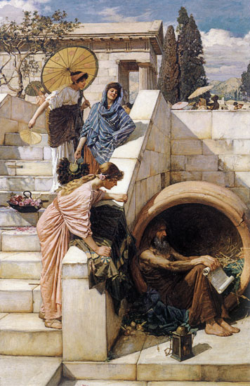 Diogenes, John William Waterhouse