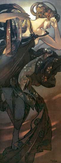 Evening Star, Alphonse Mucha