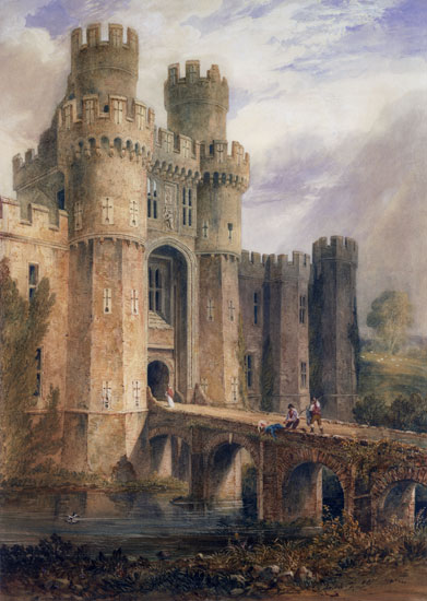 Hurstmontceaux Castle, John Chessell Buckler