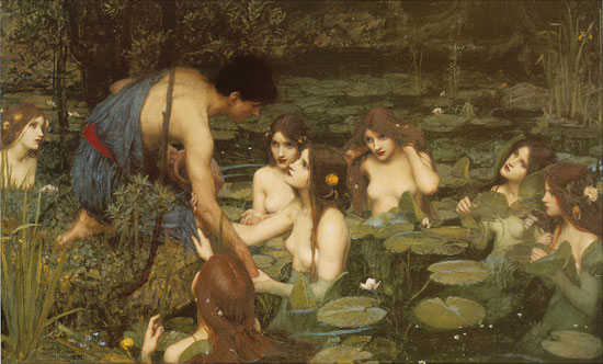 Hylas and the Nymphs, John William Waterhouse