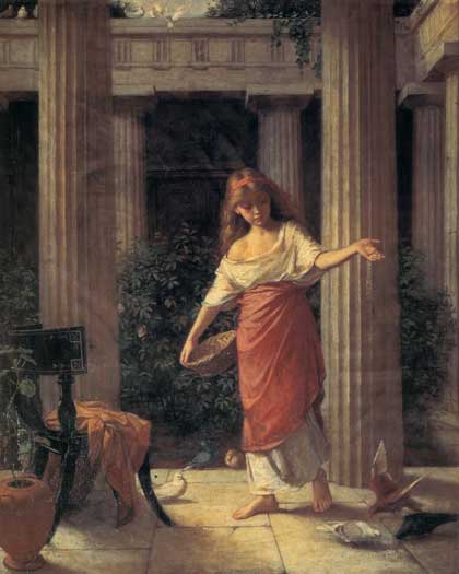 In the Peristyle, John William Waterhouse