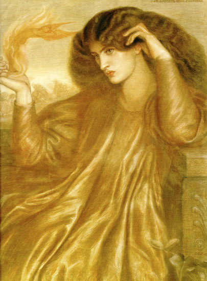 La Donna del Fiamma, Dante Gabriel Rossetti