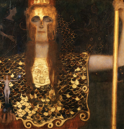 Pallas Athene, Gustav Klimt