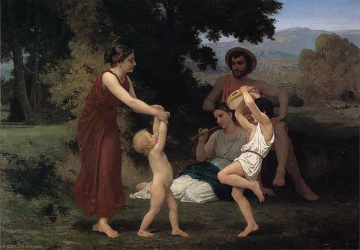 Pastorale, William-Adolphe Bouguereau