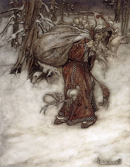 Santa Claus, Arthur Rackham