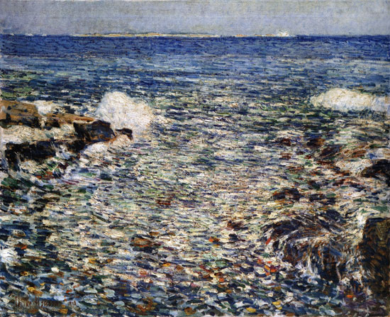 Surf, Isle of Shoals, Childe Hassam