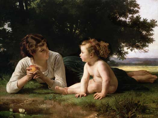 Temptation, William-Adolphe Bouguereau